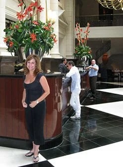 Lobby of the Hotel Sofitel, Buenos Aires