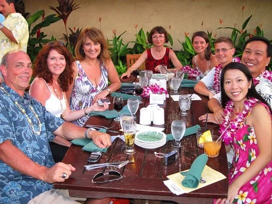 Our Luau People.... - Photo © Carl Amoth