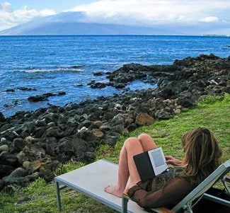 The Lost Symbol....great vacation book! - Photo © Carl Amoth