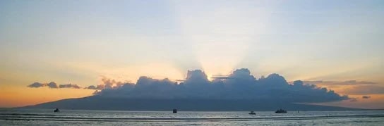 Anniversary dinner sunset