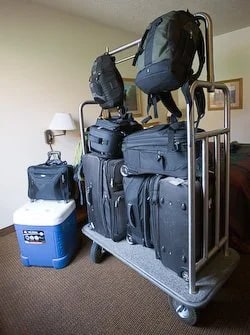 Some of our luggage...