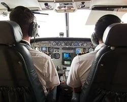 View from our seat. Mokulele Airline