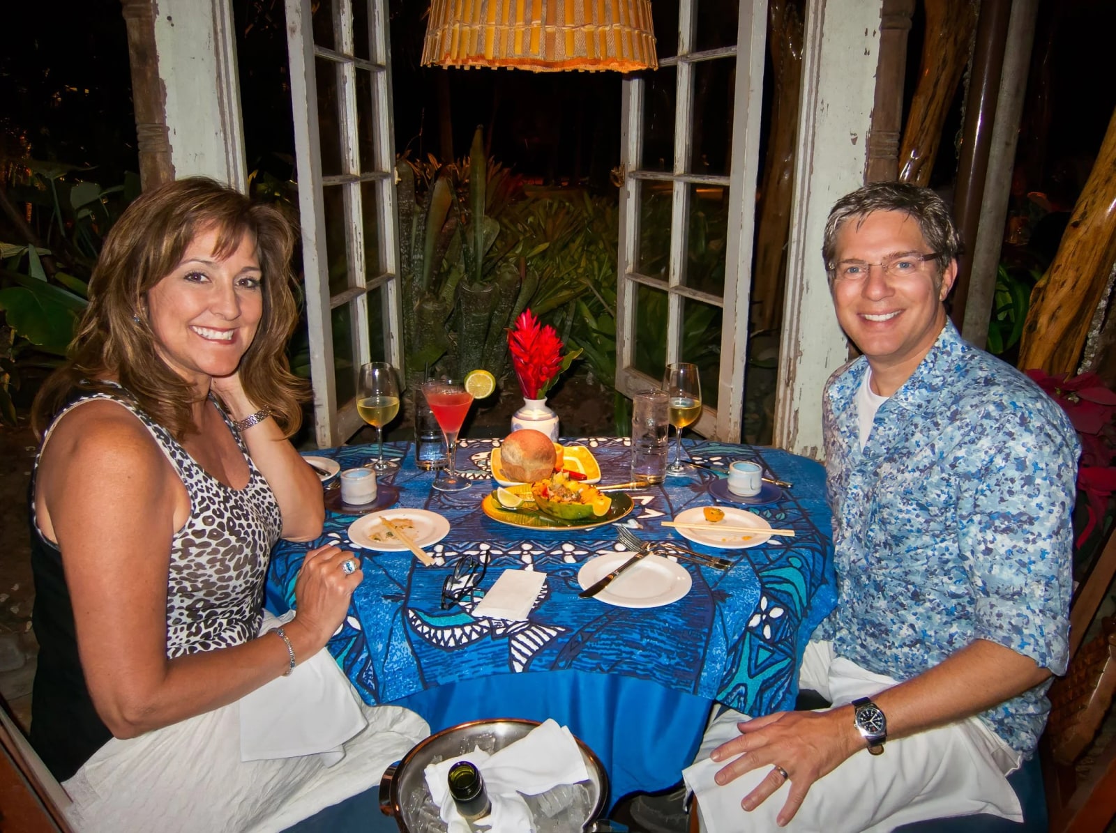 Appetizers at Mama's Fish House, our top pick in Hawaii. Oceanfront dining with salt air, gentle breezes, and crashing waves create a multi-sensory paradise. Stellar food and service make this North Shore gem a must-visit in Maui.