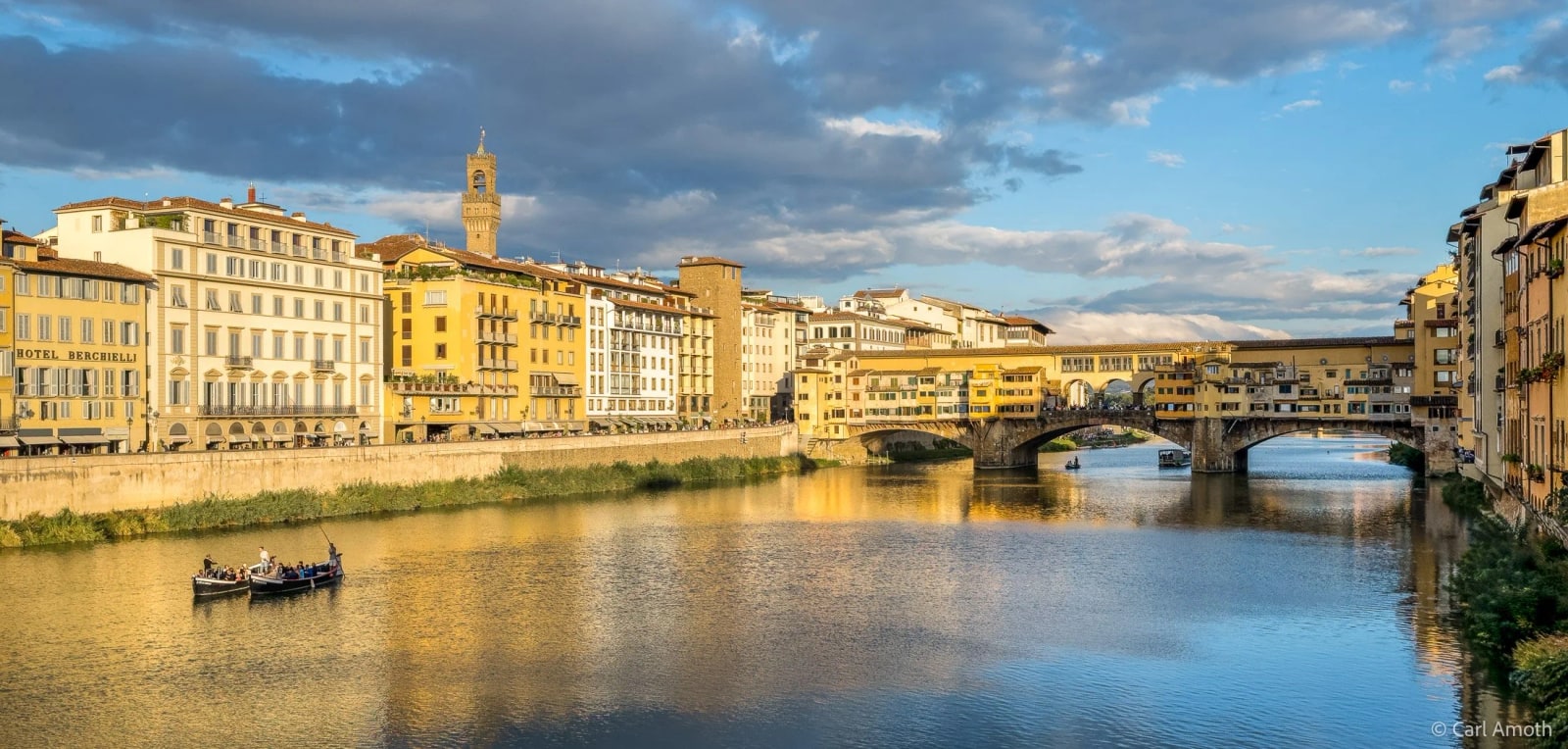Ponte Vecchio along the Arno River
