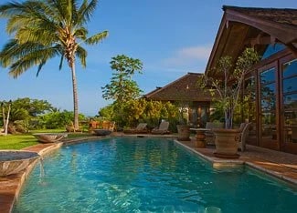 The pool and wonderful views. THIS is why it is called paradise....