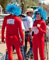 Thing 1 and Thing 2 - Running of the Bulls Participants