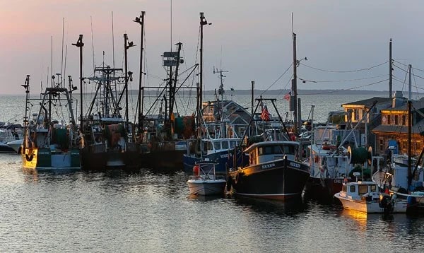 Harbor sunset at Menemsha Bight, Martha's Vineyard