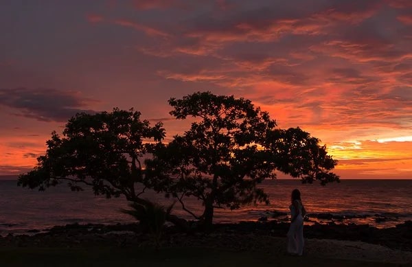 Ahhhh... that classic Maui sunset... just a few steps from our door. Wailea Beach Marriott Resort & Spa. © Carl Amoth