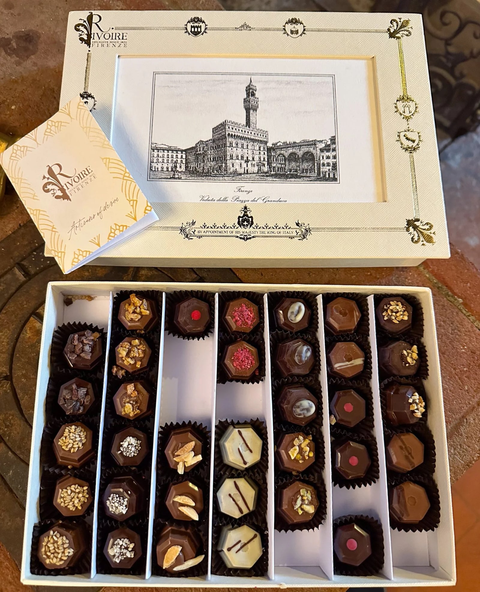 Fine chocolates from  Rivoire (since 1872)